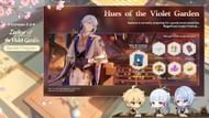 Hues of the Violet Garden is the main event of Genshin Impact 2.6 (Image via miHoYo)